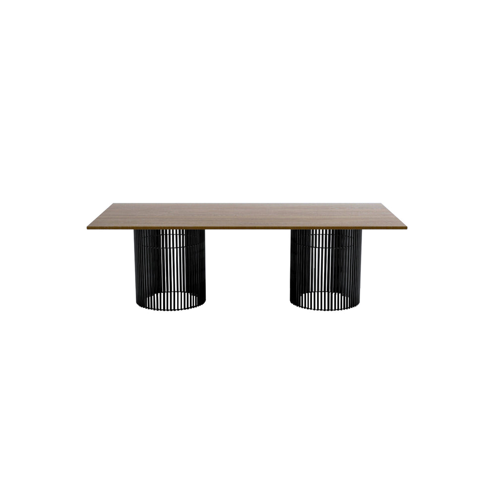 ASH DOUBLE BASE DINING TABLE