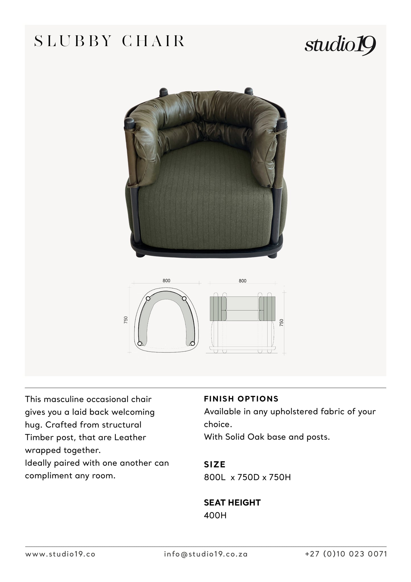 
                  
                    SLUBBY CHAIR
                  
                