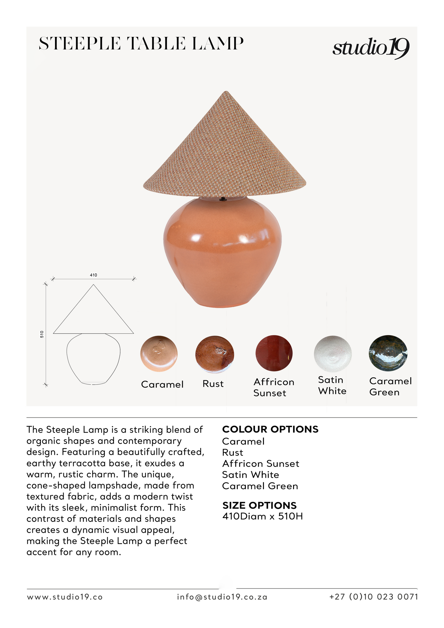 
                  
                    STEEPLE TABLE LAMP
                  
                